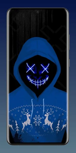 LED Purge Mask Wallpaper 4K