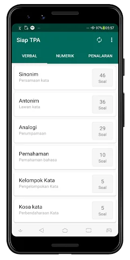 Siap TPA - Latihan Soal
