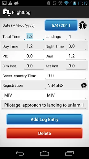 FlightLog - Pilot's Logbook screenshot 4