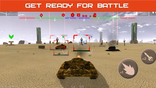Tank Combat：Offline Battlezone screenshot 2