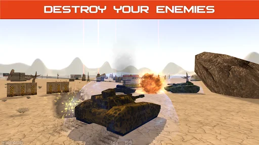 Tank Combat：Offline Battlezone screenshot 4
