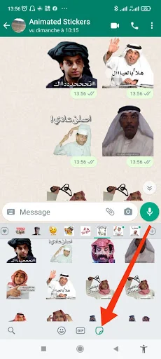 Animated Arabic Stickers screenshot 3