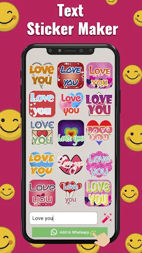 Text Sticker Maker Stikers screenshot 2