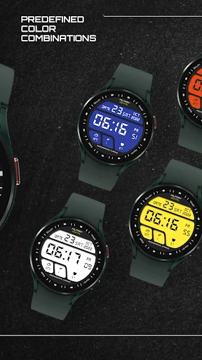 Watch Face Military Digital screenshot 2