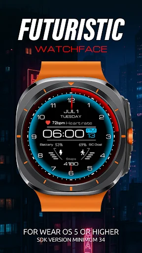 Futuristic Watch Face