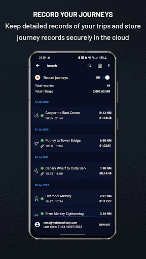 Mariner Sailing GPS & Logbook screenshot 4