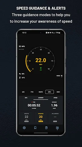 Velocity GPS Speed Dash screenshot 2