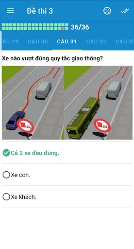 Ôn thi GPLX 600 Câu 2025 screenshot 4