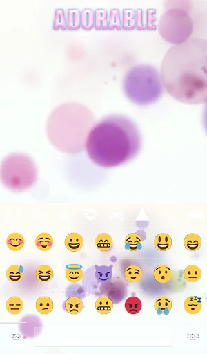 Girly Live Wallpaper Keyboard screenshot 4