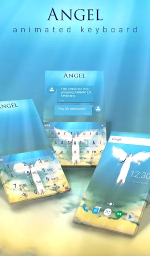 Angel Keyboard Live Wallpaper