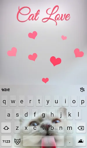 Cat Love Live Wallpaper Theme screenshot 2