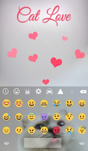 Cat Love Live Wallpaper Theme screenshot 4