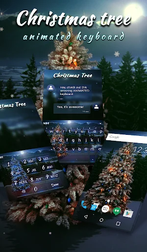 Christmas Tree Wallpaper Theme