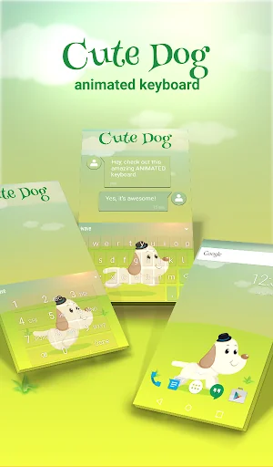 Cute Dog Live Wallpaper Theme