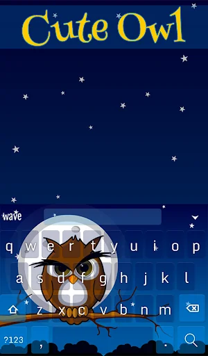 Cute Owl Live Wallpaper Theme screenshot 2