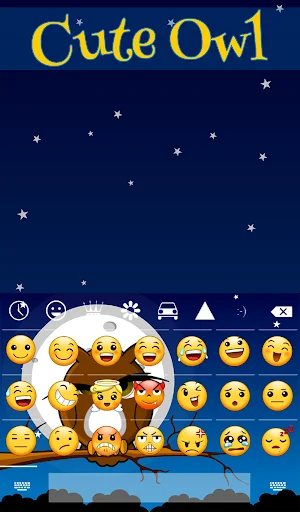 Cute Owl Live Wallpaper Theme screenshot 4