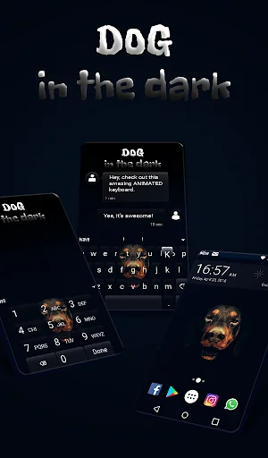 Dog Face Live Wallpaper Theme