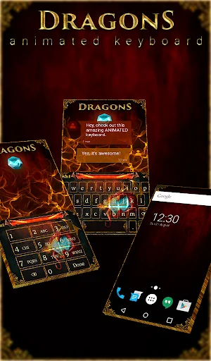 Dragons Keyboard + Wallpaper