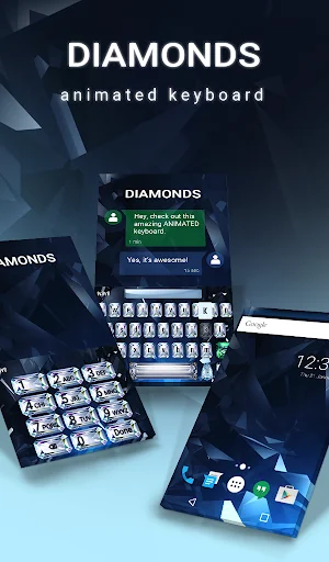 Fancy Diamonds Wallpaper