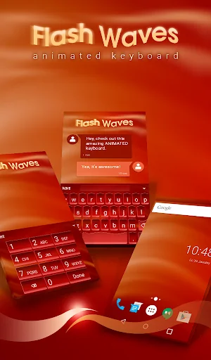 Flash Waves Wallpaper