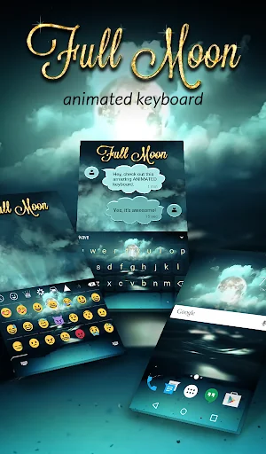 Full Moon Keyboard & Wallpaper