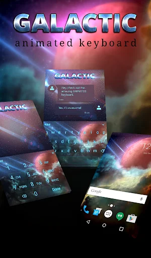 Galactic Keyboard & Wallpaper