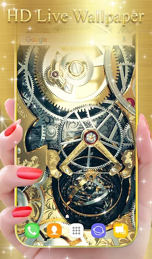 Golden Device Wallpaper Theme