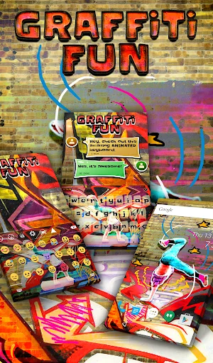 Graffiti Fun Animated Keyboard