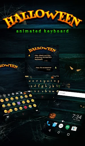 Halloween Shelves Wallpaper