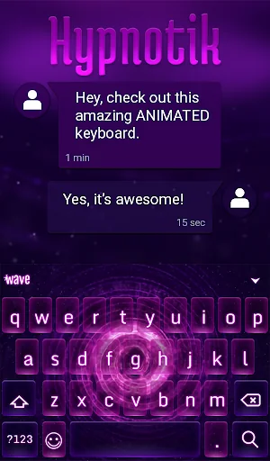 Hypnotik Animated Keyboard screenshot 3