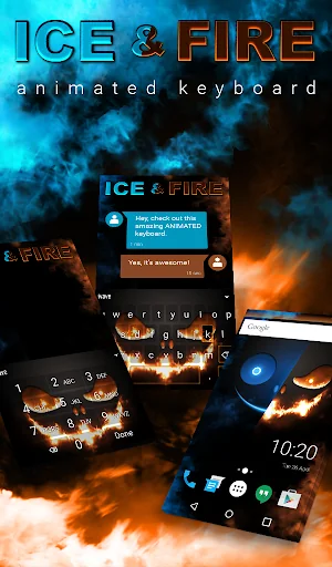 Ice and Fire Wallpaper screenshot 1