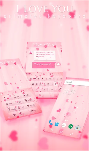 I Love You Wallpaper HD Theme screenshot 1