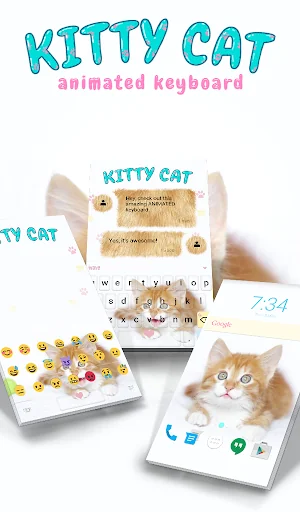 Kitty Cat Keyboard & Wallpaper