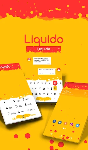 Liquido Keyboard & Wallpaper