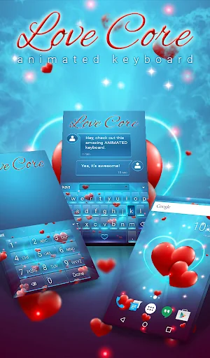 Love Core Keyboard & Wallpaper