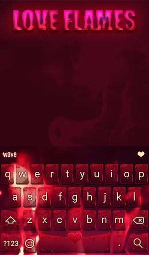 Love Flames Wallpaper screenshot 2