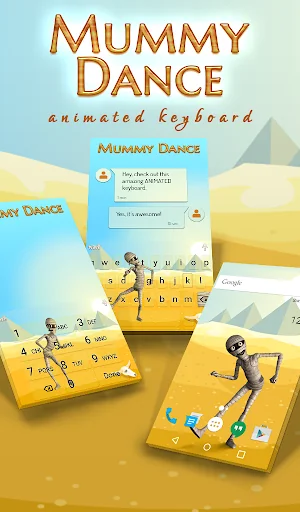 Mummy Dance Keyboard Theme HD