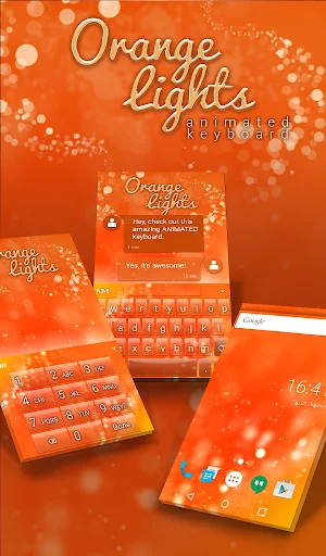 Orange Lights Wallpaper Theme