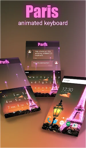Paris Wallpaper Keyboard Theme