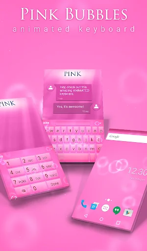 Pink Bubbles Wallpaper