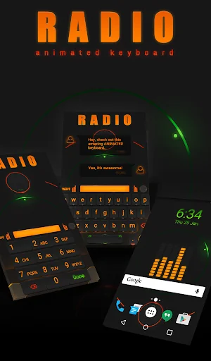 Radio Animated Keyboard screenshot 1