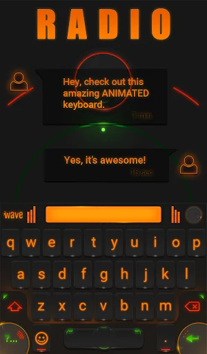 Radio Animated Keyboard screenshot 3