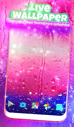 Rain Keyboard Background Theme screenshot 2