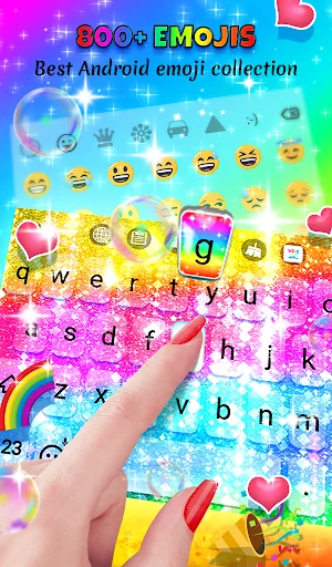 Rainbow Glitter Wallpaper screenshot 3