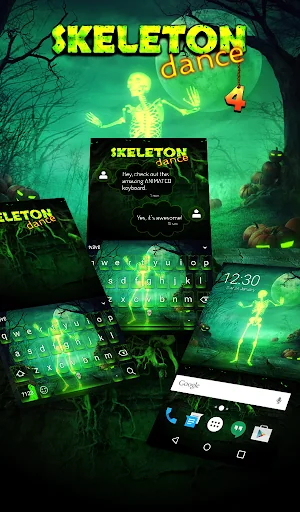 Skeleton Dance Wallpaper Theme