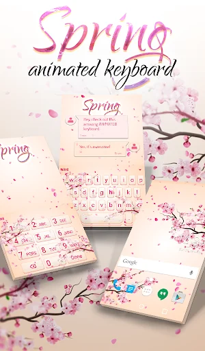 Spring Keyboard & Wallpaper