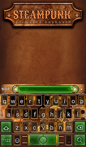 Steampunk 2 Animated Keyboard screenshot 2