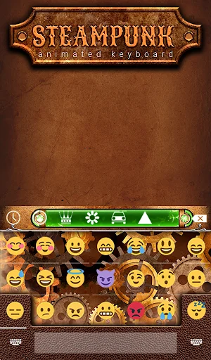Steampunk 2 Animated Keyboard screenshot 4