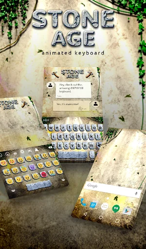 Stone Age Keyboard + Wallpaper