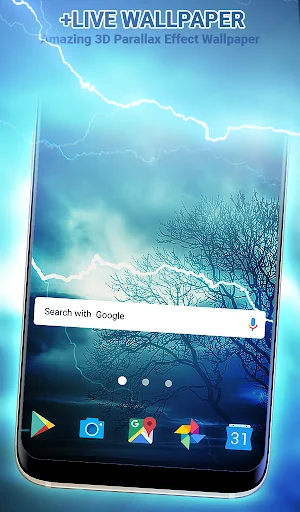 Storm Keyboard Live Wallpaper screenshot 2